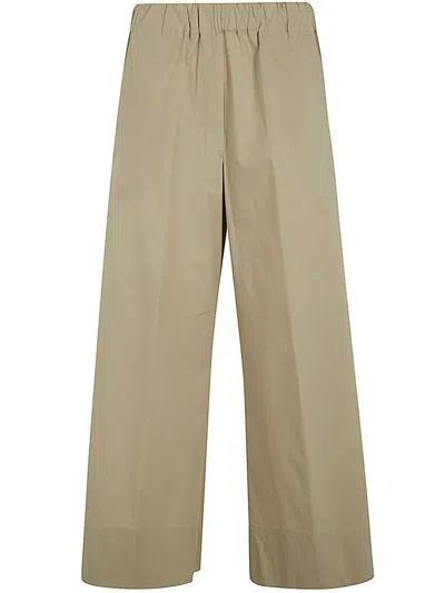 Antonelli Papaya Wide Leg Pants In Sand