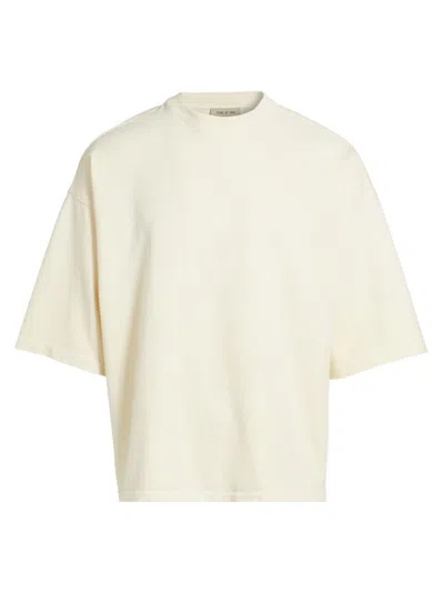 Fear Of God Airbrush 8 Cotton T-shirt In Cream