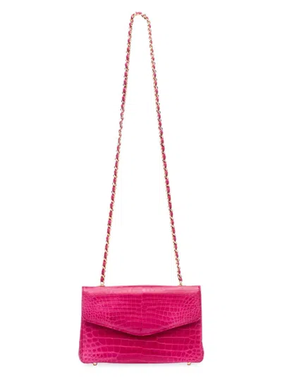 Lana Marks Women's Crossbody Shoulder Bag In Raspberry Red