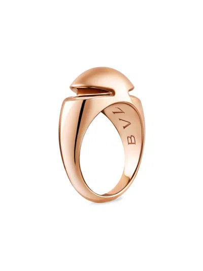 Bvlgari Rose Gold Cabochon Ring In Pink Gold