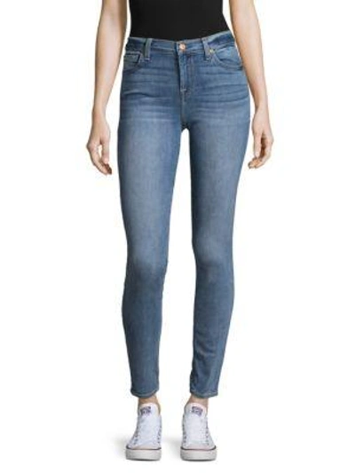 7 For All Mankind Gwenevere Washed Jeans In Light Vintage Daisy