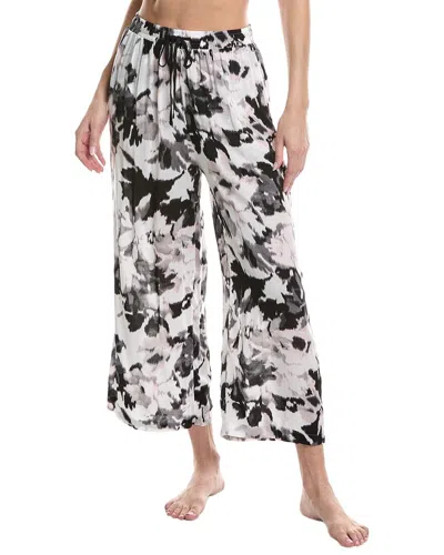 Donna Karan Sleepwear Sleep Crop Pant In White