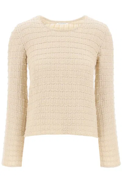 By Malene Birger Charmina Flare-sleeve Knit Sweater In Beige