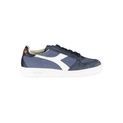 Diadora Chic Blue Contrast Lace-up Trainers