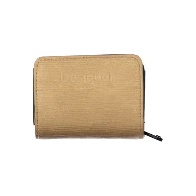 Desigual Chic Brown Wallet With Card Slots & Secure Closure