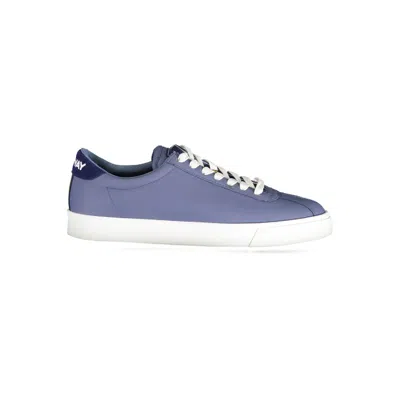 K-way Chic Contrast Laced Sports Trainers In Blue