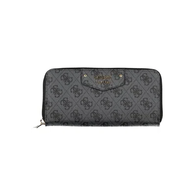 Guess Jeans Chic Gray Eco Wallet With Contrasting Details