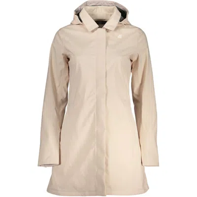 K-way Chic Pink Hooded Sports Jacket For Her In Neutral