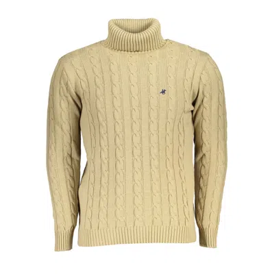U.s. Grand Polo Chic Turtleneck Twisted Knitwear In Brown