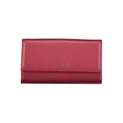 Coccinelle Elegant Dual-compartment Pink Leather Wallet