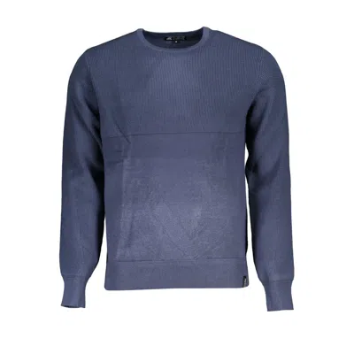 U.s. Grand Polo Elegant Long Sleeved Crew Neck Sweater In Blue