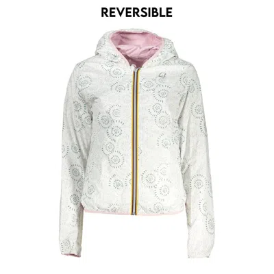 K-way Elegant Reversible Hooded Jacket In White