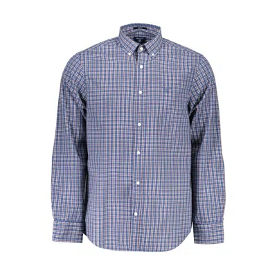 Gant Ele Purple Long Sleeve Button-down Shirt In Blue