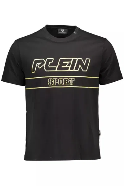 Plein Sport Black Cotton T-shirt