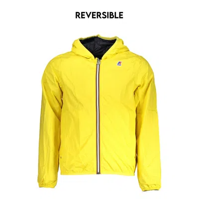K-way Reversible Waterproof Hooded Jacket In Yellow
