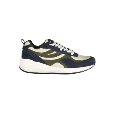 K-way Sleek Blue Trainers With Contrast Details In Multi
