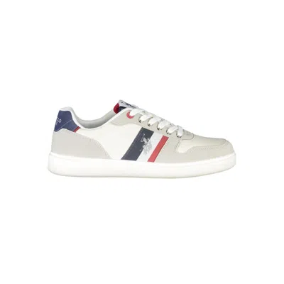 U.s. Polo Assn Sleek Lace-up Trainers With Contrast Detailing In Multi