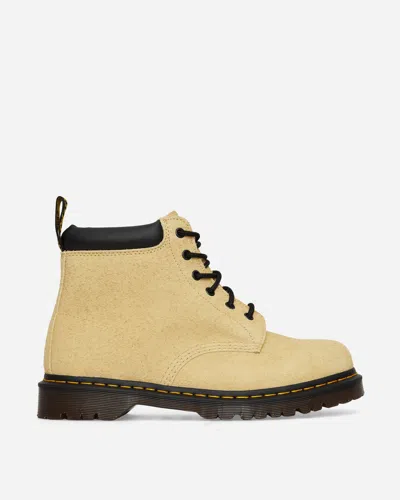 Dr. Martens' Ben 939 Suede Lace Up Boots In Yellow