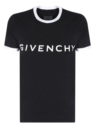 Givenchy Ringer T-shirt In Black,white