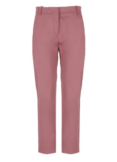 Pinko Pant Cigarette-fit Fabric Stitch In Pink