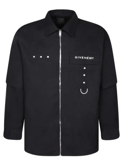 Givenchy Man Shirt Man Black Shirts