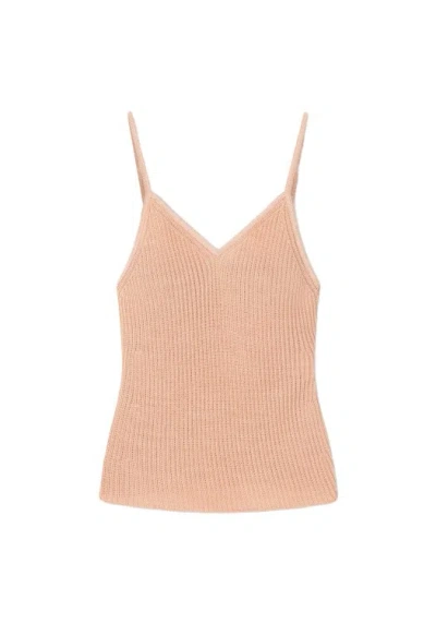 Aeron Knitted Birch Tank Top In Grey