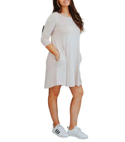 Umgee Easy Breezy Comfy Mini In Cappucino In White