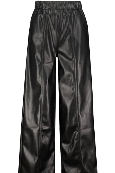 Bishop + Young Gia Vegan Leather Pant In Black