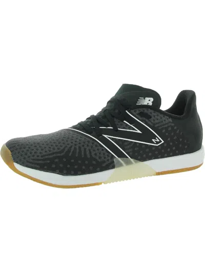New Balance Minimus Mens Fitness Workout Running Shoes In Black