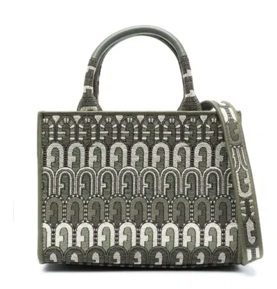 Furla Opportunity Mini Tote Toni Cactus In Gray In Grey