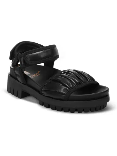 Sam Edelman Edythe Womens Leather Ankle Strap Sport Sandals In Black