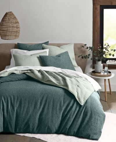 Oake Ripple Matelasse Comforter Set, Full/queen, Created For Macy's In Green