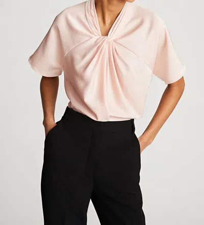 Halston Heritage Nelia Top In Rose In Multi