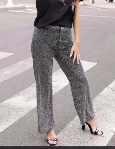 Jess Lea Jazzy Studded Pants In Black