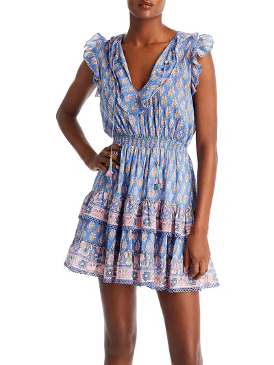 Bell Womens Daytime Mini Shift Dress In Blue