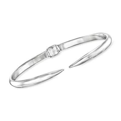 Ross-simons Sterling Silver Tapered-end Cuff Bracelet