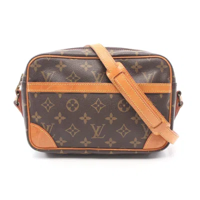Pre-owned Louis Vuitton Trocadero 24 Monogram Shoulder Bag Pvc Leather Brown