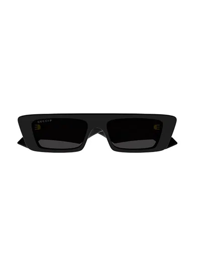 Gucci Gg1331s Sunglasses In Black Black Brown
