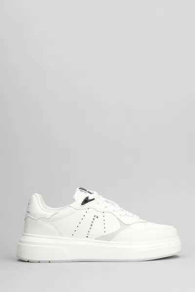 John Richmond Trainers In White Leather