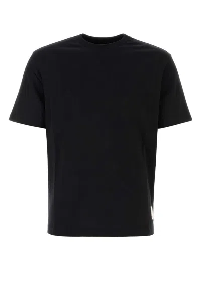 Emporio Armani Black Cotton T-shirt In 0095