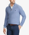 POLO RALPH LAUREN MEN'S HALF-ZIP SWEATER