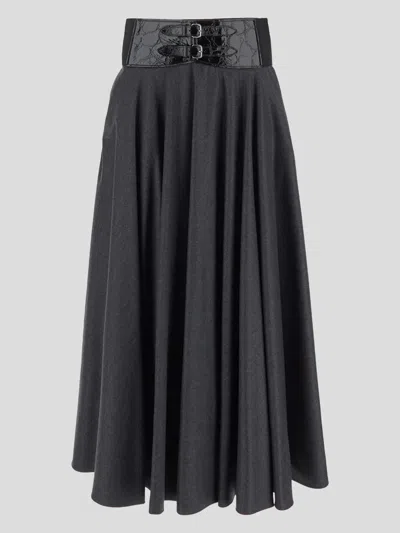 Alaïa Alaia Skirts In Grisfonce