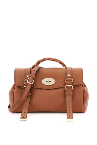 Mulberry Alexa Medium Handbag In Marrone