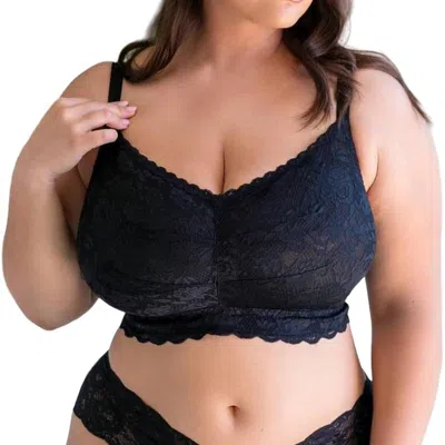 Cosabella Never Say Never Ultra Curvy Sweetie Bralette In Black