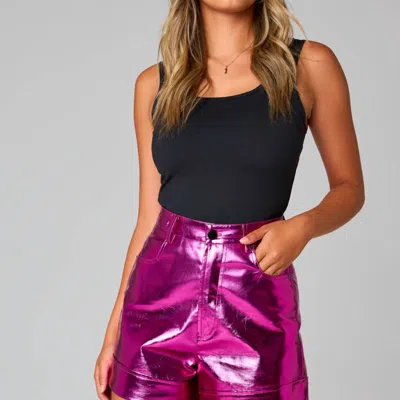 Buddylove Court Shorts In Electric In Pink
