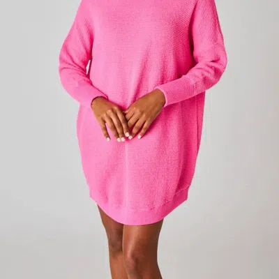 Buddylove Mara Tunic Sweater In Sunkissed Rose In Pink