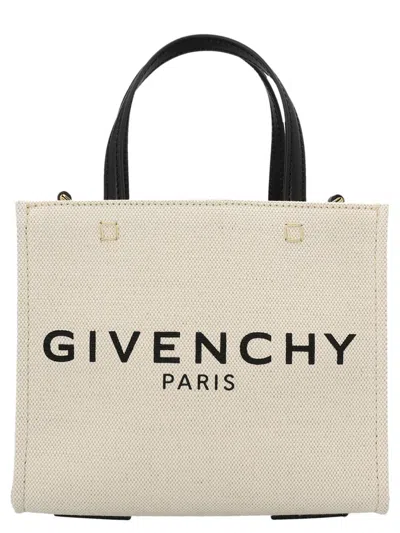 Givenchy 'mini Shopping' Handbag In Beige