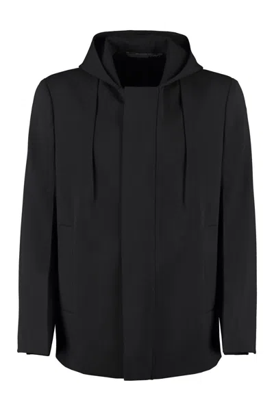 Givenchy Virgin Wool Jacket In Black