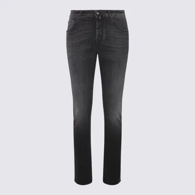 Jacob Cohen Dark Grey Cotton Jeans In Zzju0642