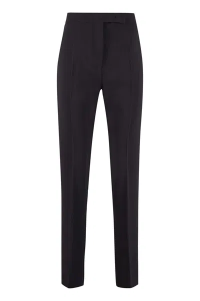 Max Mara Anny Tailored Trousers In Blue